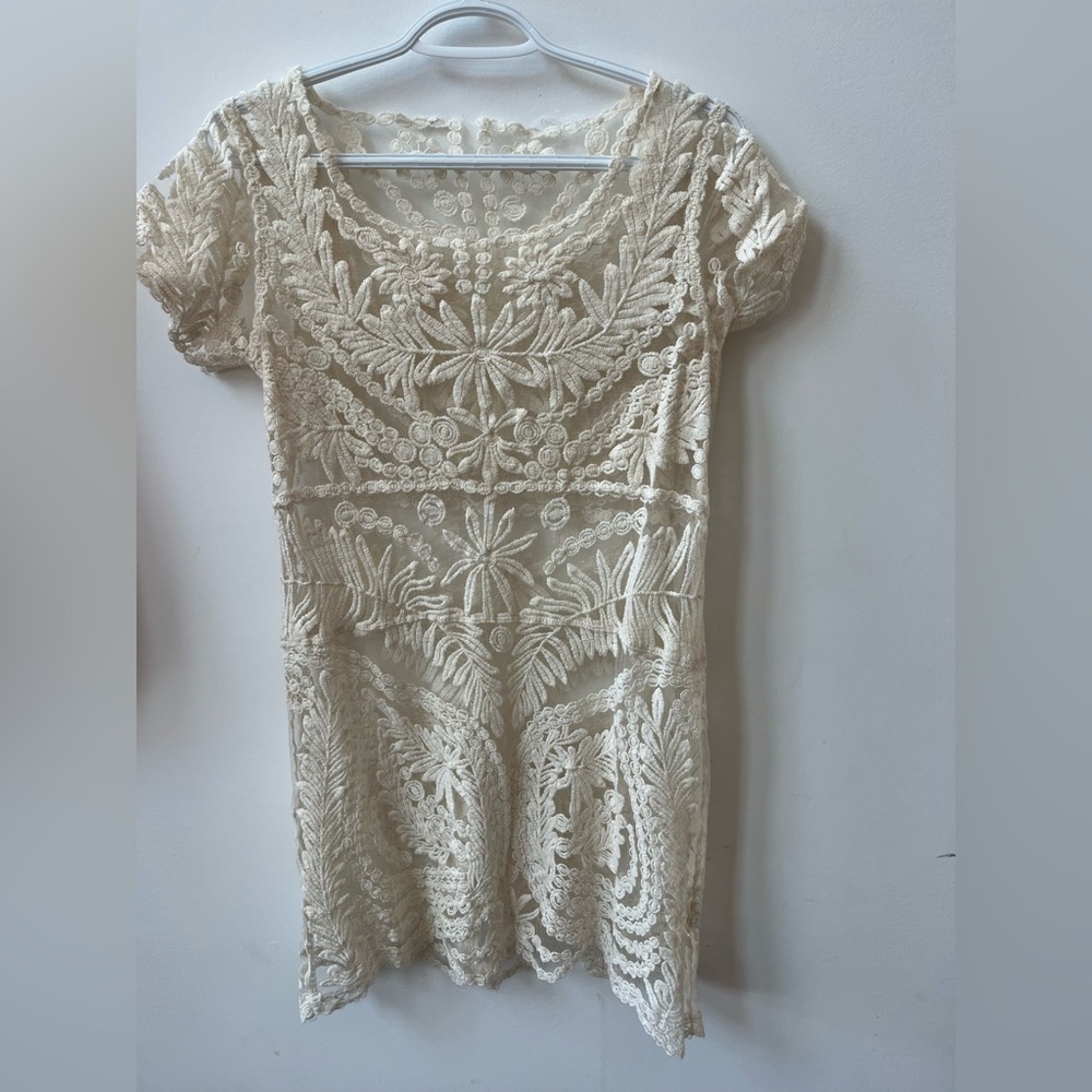 Boho beach coverup
